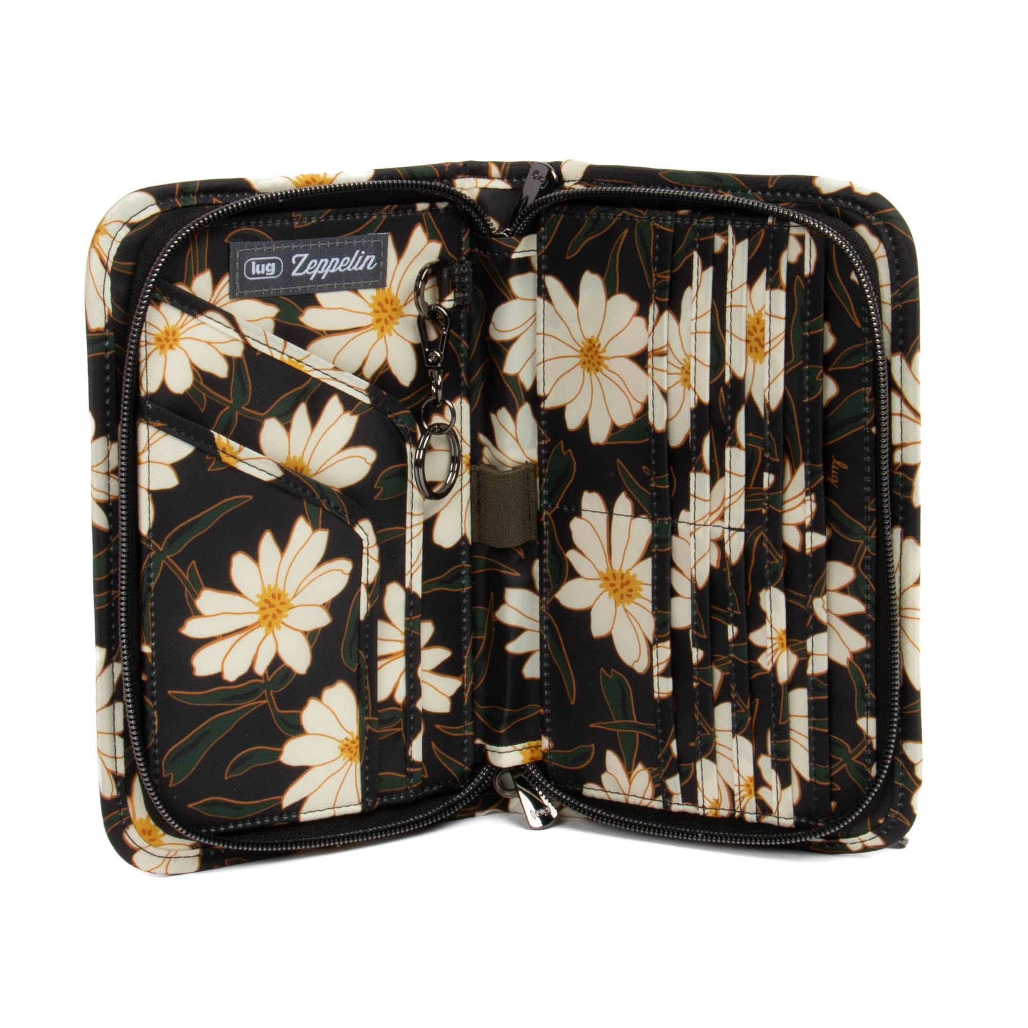 Zeppelin 2 RFID Wristlet Wallet - AUTUMN DAISIES - Zeppelin_AutumnDaisies_04